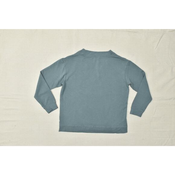 Orvis Classic Collection Women's Green V-Neck Sweatshirt Regular Size M Modal - Picture 7 of 8